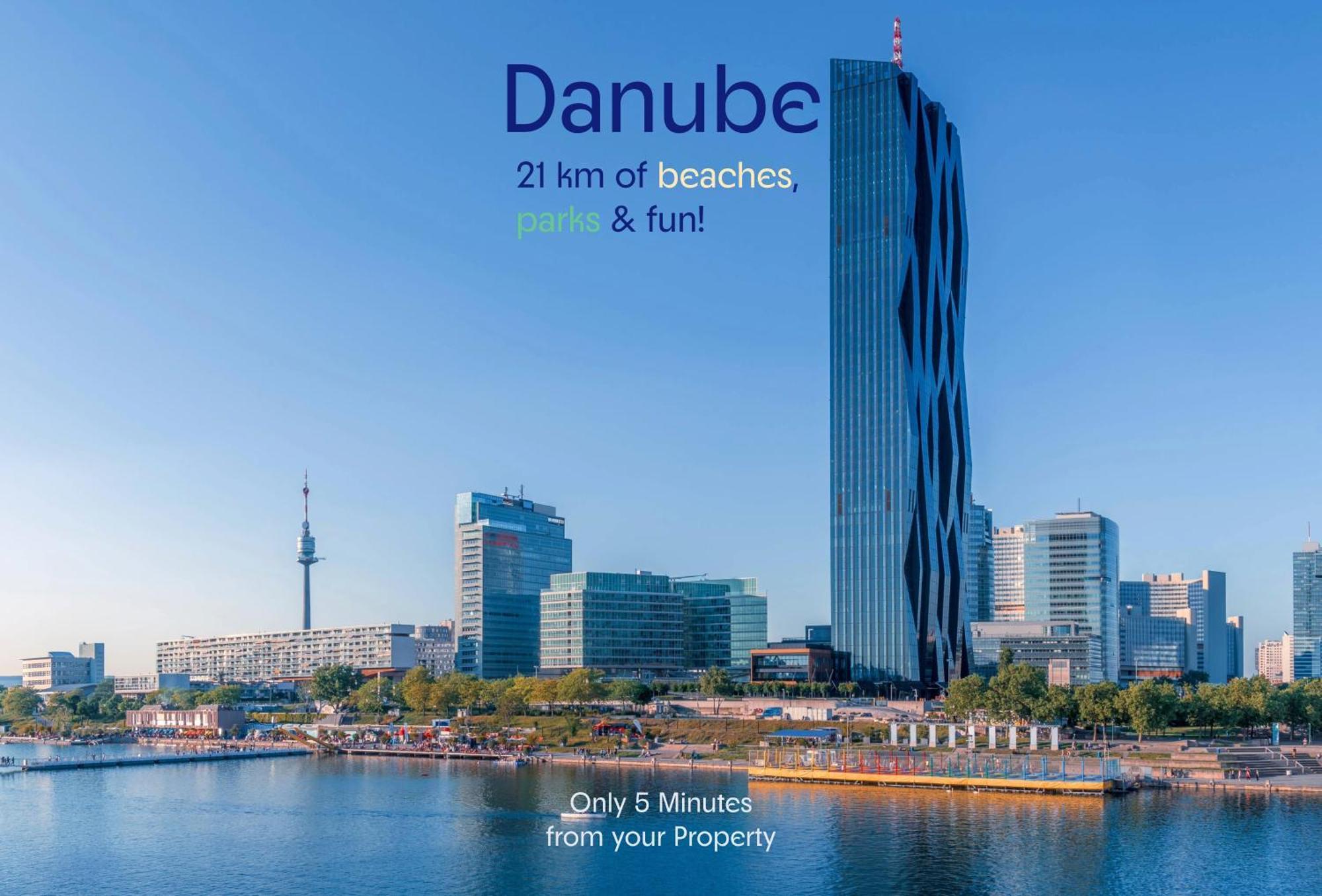 Joyful 2Br Shared Apt Near Millenium Tower & Danube River เวียนนา ภายนอก รูปภาพ